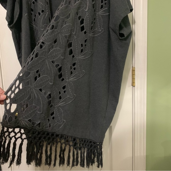 4 Love And Liberty cotton fringe cardigan - Picture 4 of 10